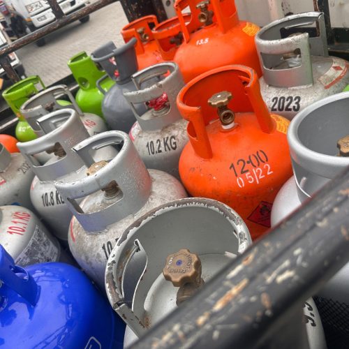 mixed gas cylinder